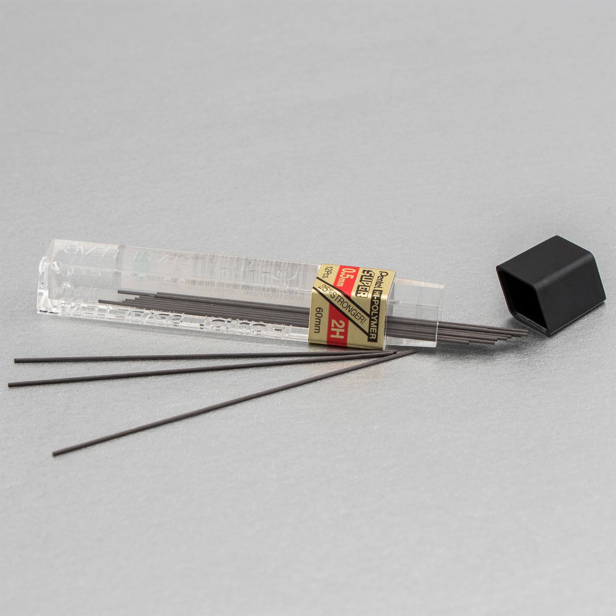 Pentel® Super Hi-Polymer® Fine 0.5mm Pencil Lead Refills